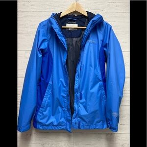 Columbia womens omni tech blue windbreaker xs